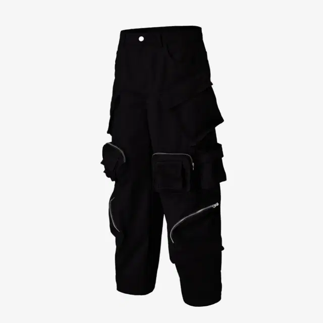 2) Nonnod Mechanic Cargo Pants Black