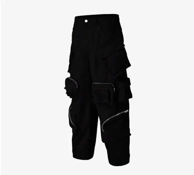 2) Nonnod Mechanic Cargo Pants Black