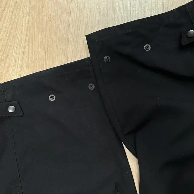 2) Nonnod Mechanic Cargo Pants Black