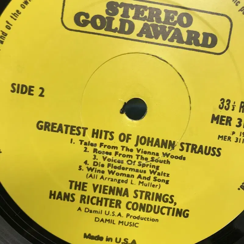 JOHANN STRAUSS  LP / AA2319