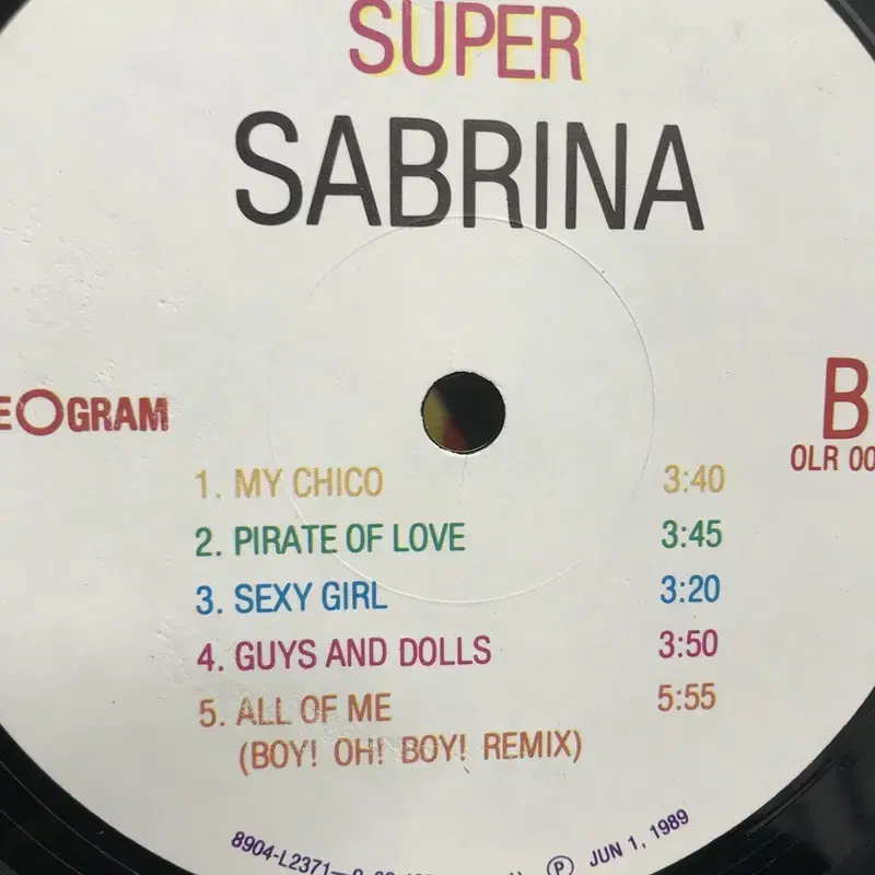 SABRINA LP / AA2326