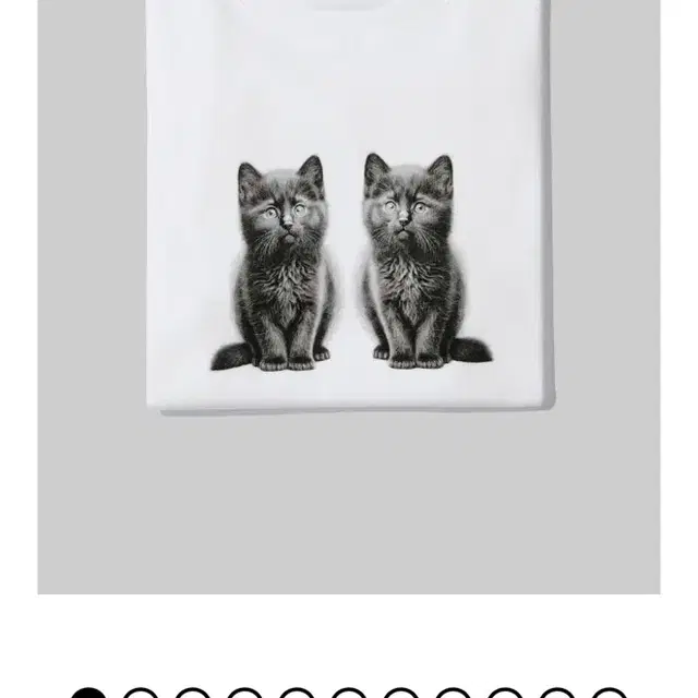 attends nero cat T-shirt