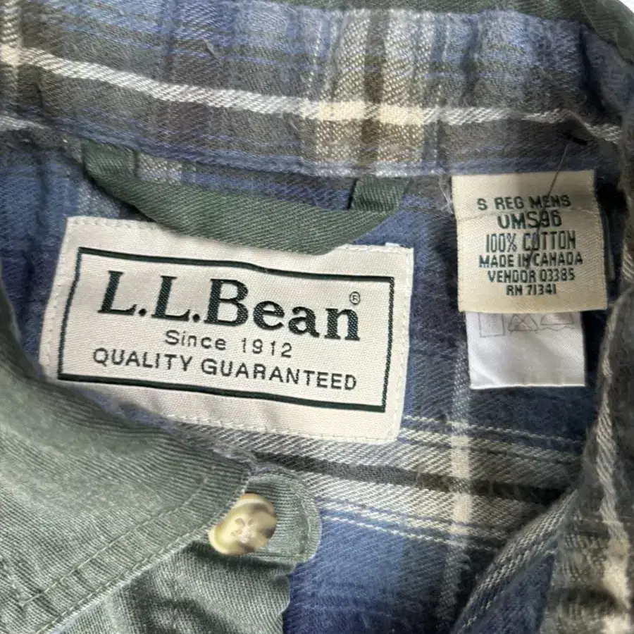 LLBean 그린카키 셔츠