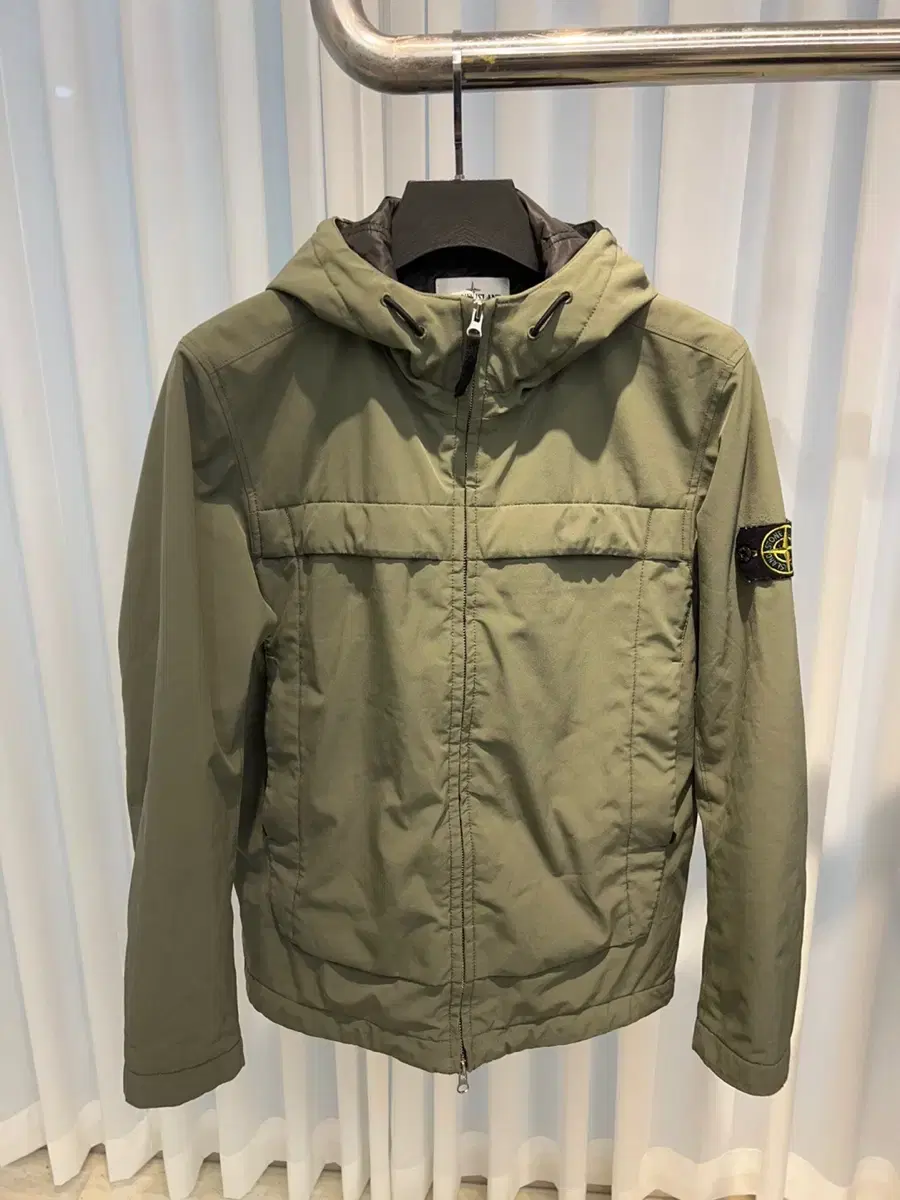 (M) Stone Island Softshell Primaroff Jacket Khaki