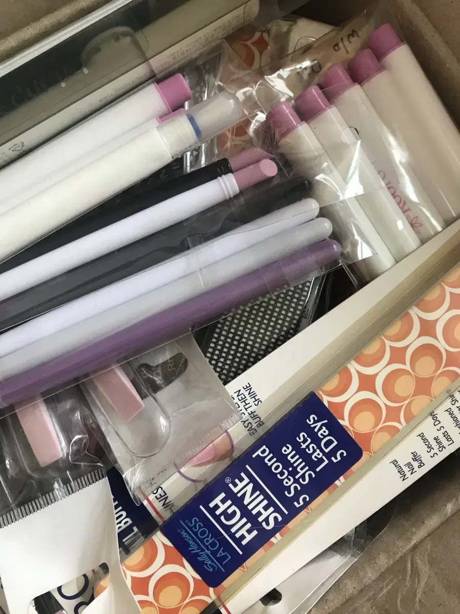 Unused nail products