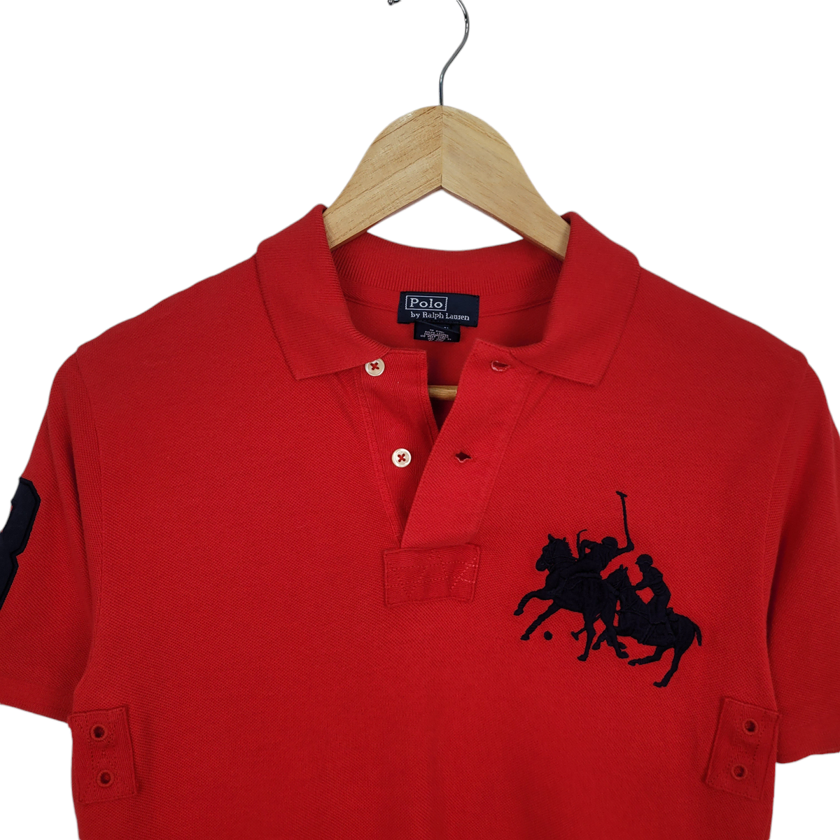 [M] POLO Ralph Lauren 폴로 빅포니 럭비티 카라반팔티셔츠