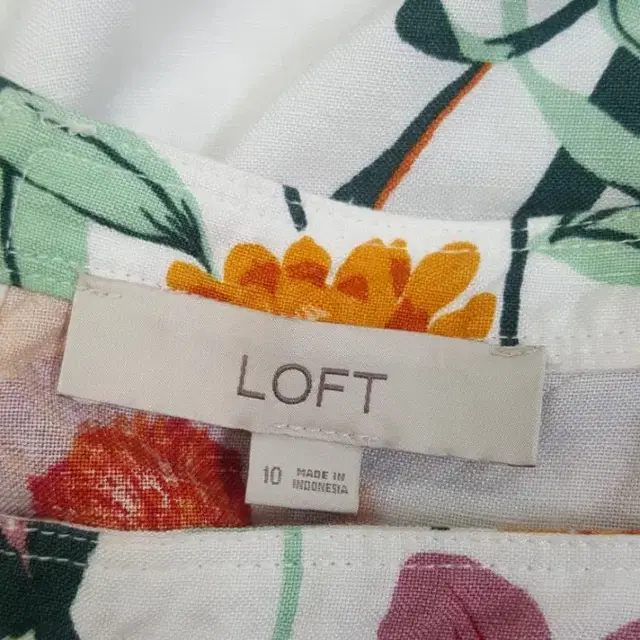 LOFT 로프트 원피스 플라워원피스 롱원피스