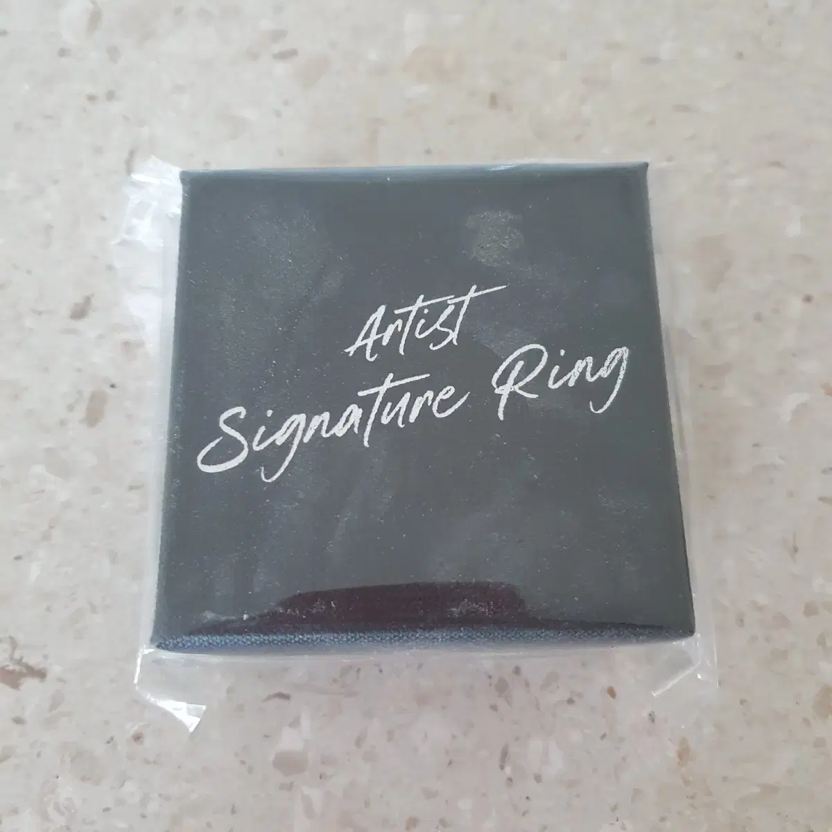 에스파 카리나 ARTIST SIGNATURE RING 싸인 반지