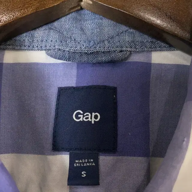 갭 GAP 네이비 체크셔츠 95 A04399