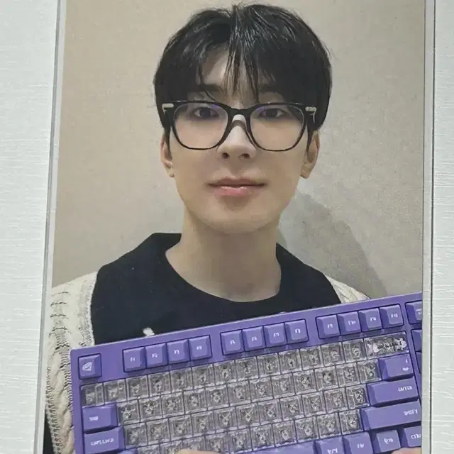 세븐틴 아티스트메이드 원우 키보드 포카