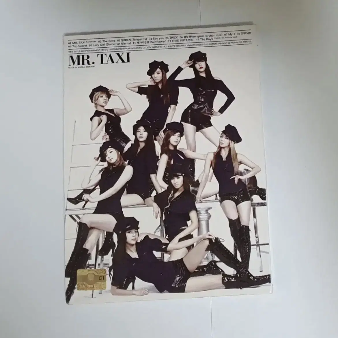 소녀시대 3집 MR TAXI 앨범 시디 CD