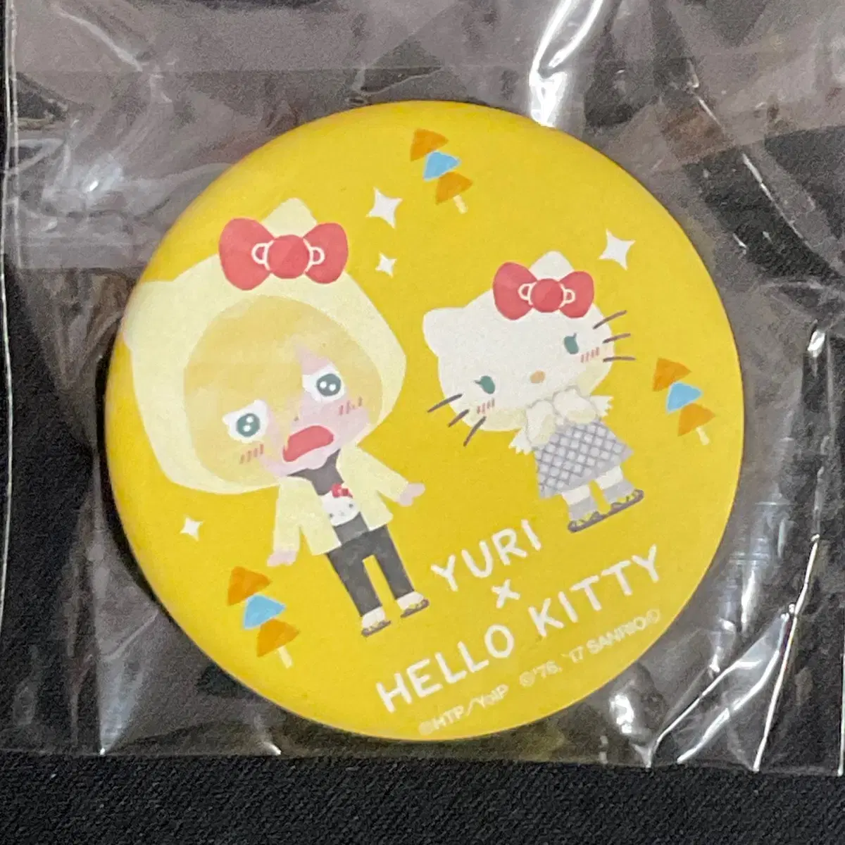 Unsealed Yuri on Ice X Hello Kitty Can Badge 5.5cm