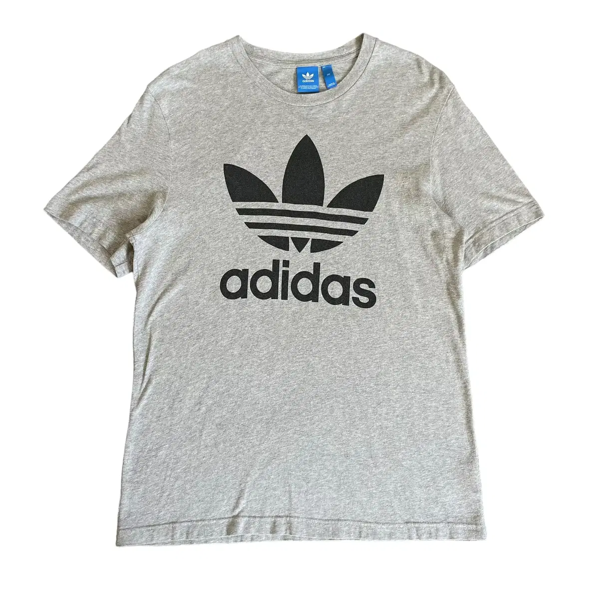 Adidas Gray Big Logo Short Sleeve T-Shirt 110