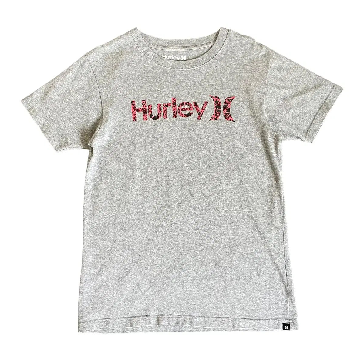 Hurley 헐리 그레이 로고프린팅 반팔 티셔츠 L