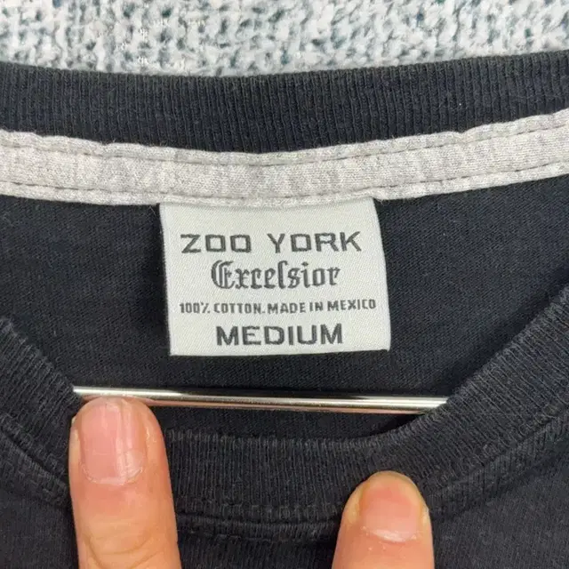 ZOO YORK 쥬욕 프린팅 반팔티 M