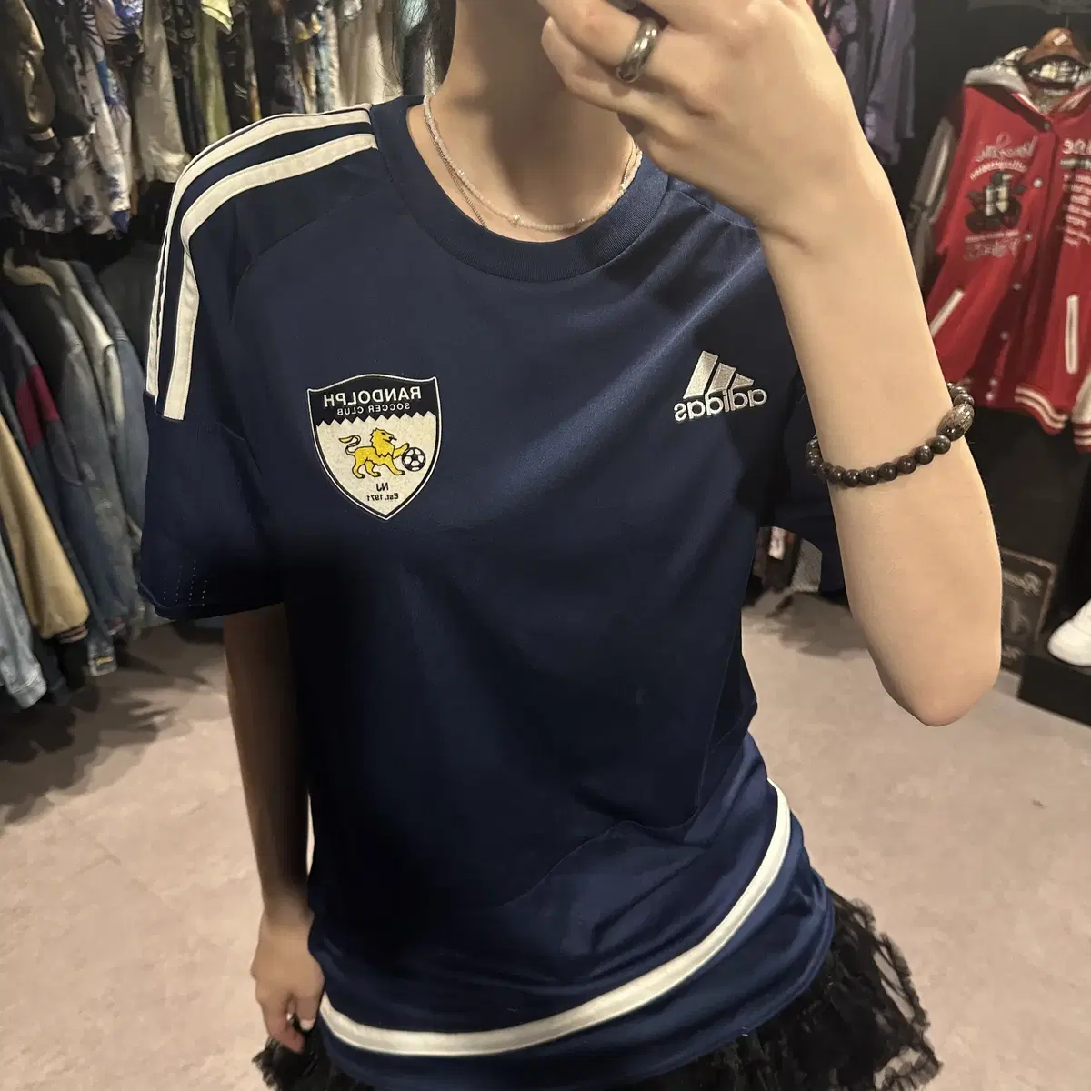 (335) ADIDAS 아디다스 란돌프 SC 11번마킹 반팔 축구 유니폼