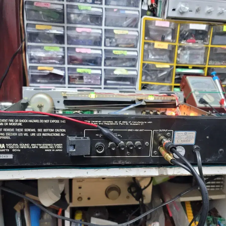 YAMAHA DC NF B  T550 튜너