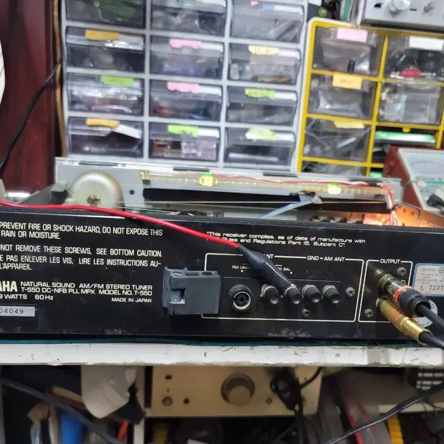 YAMAHA DC NF B  T550 튜너