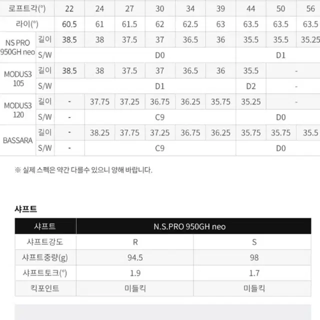 브릿지스톤 V300 9세대 경량스틸 아이언