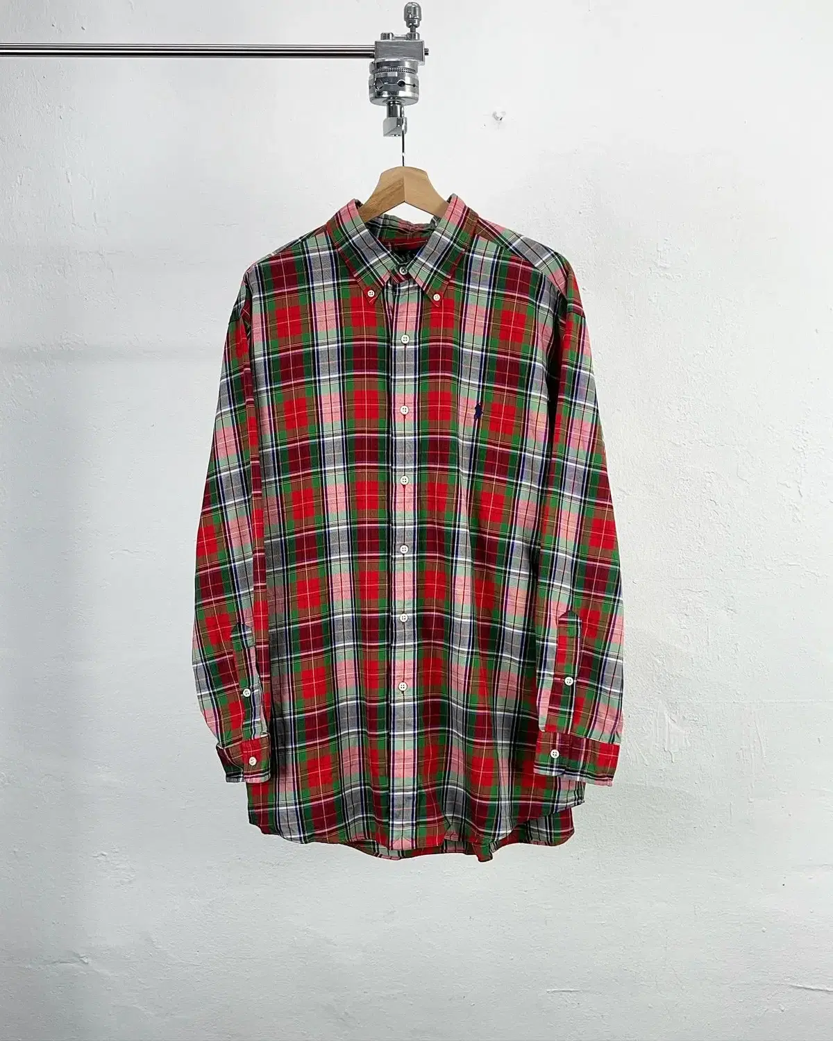 Polo Ralph Lauren Multicolor Blake Button Down kara Tartan Check Shirt