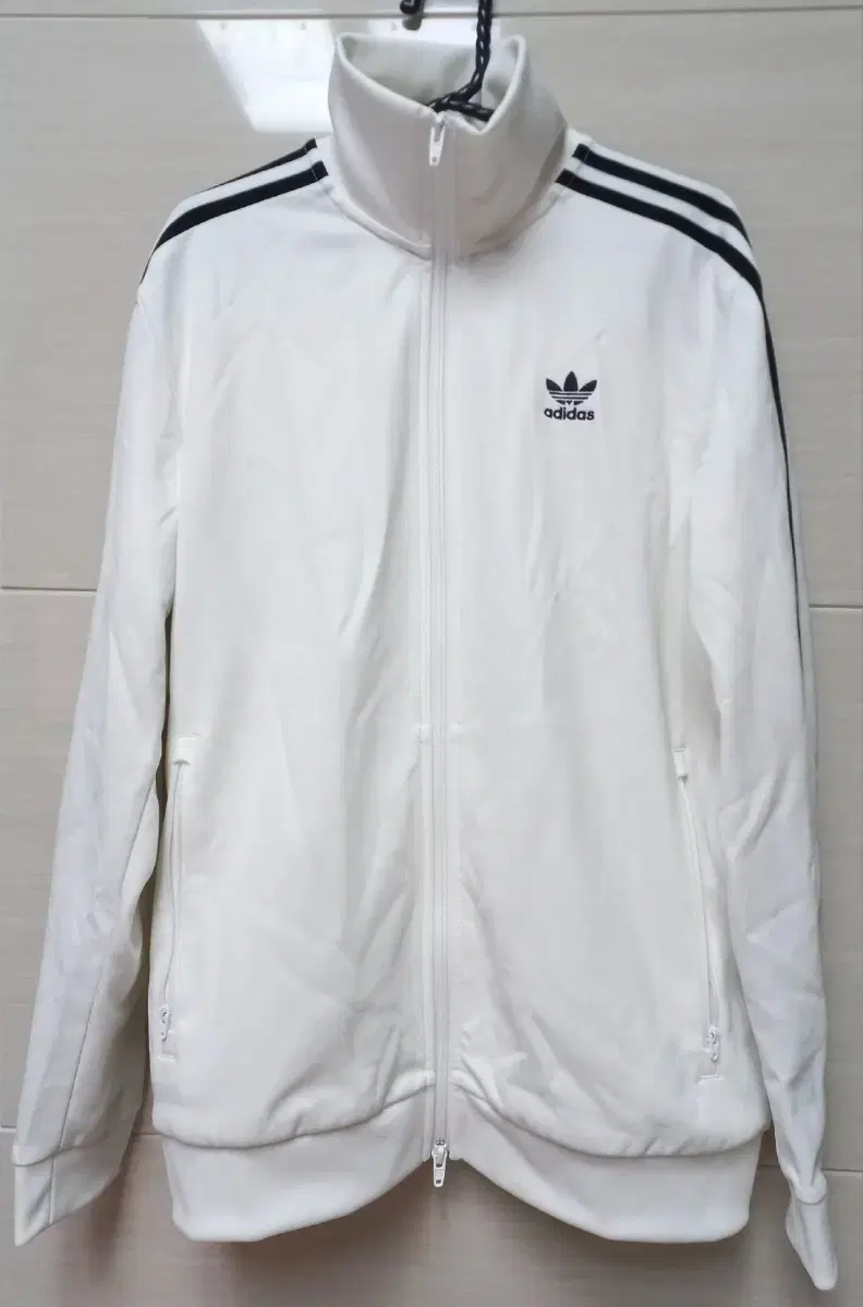 adidas Beckenbauer White Gum White Track Top Jersey Zip Up 100/L