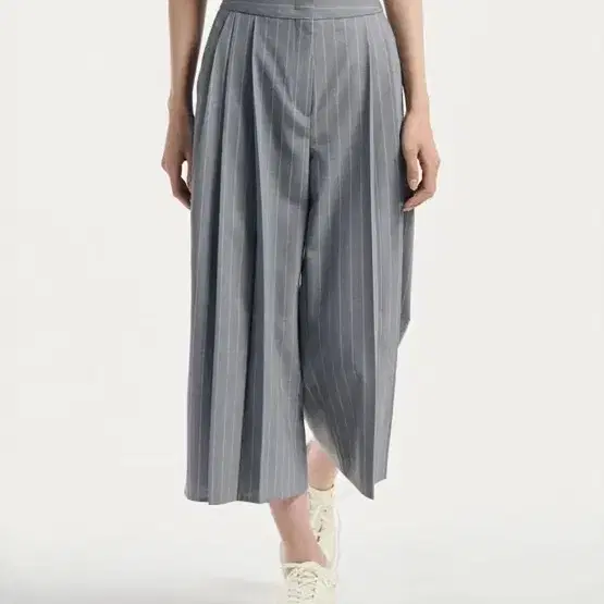 Ceeci pleated wide carpi trouser 그레이 s