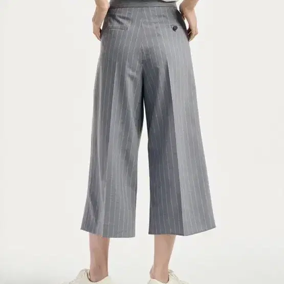 Ceeci pleated wide carpi trouser 그레이 s