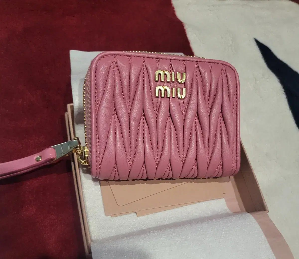 Miu Miu Materase Coin Kard Wallet