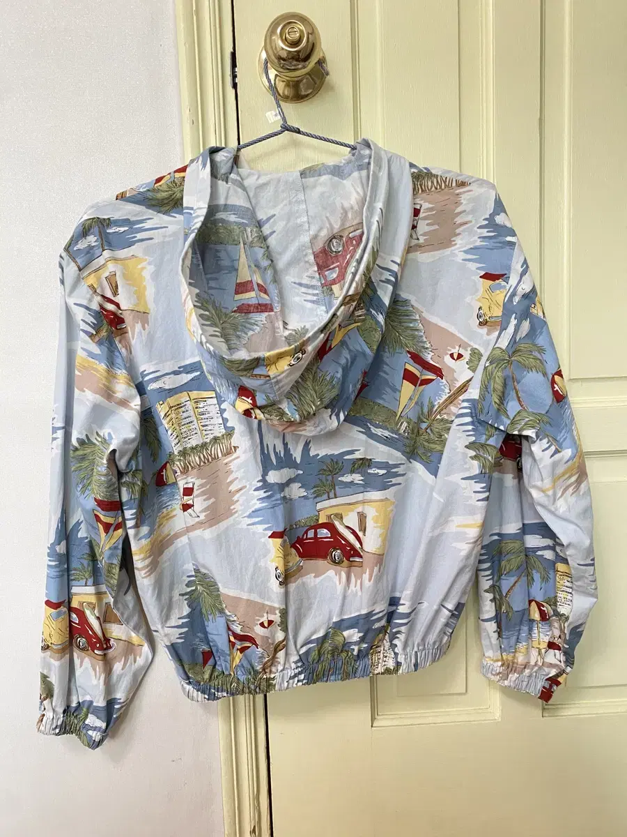 Vintage Hawaiian Hoodie Zip Up