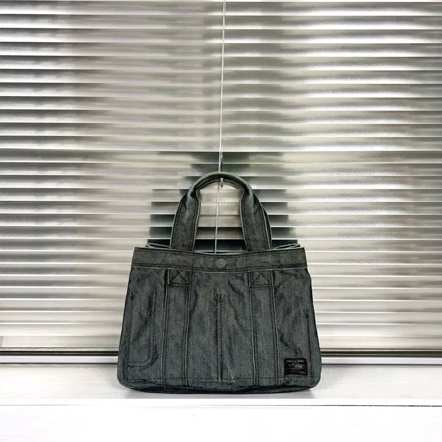 PORTER - DENIM TOTE BAG 포터 토트백