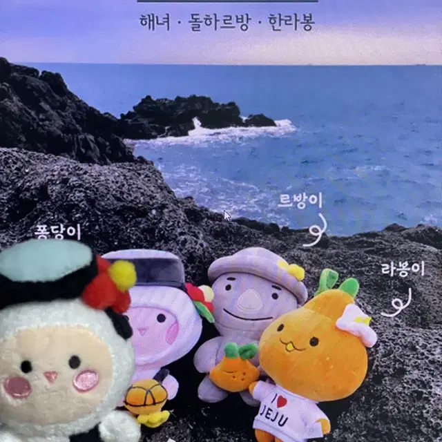 새상품 제주도 인형 양퐁당 키링