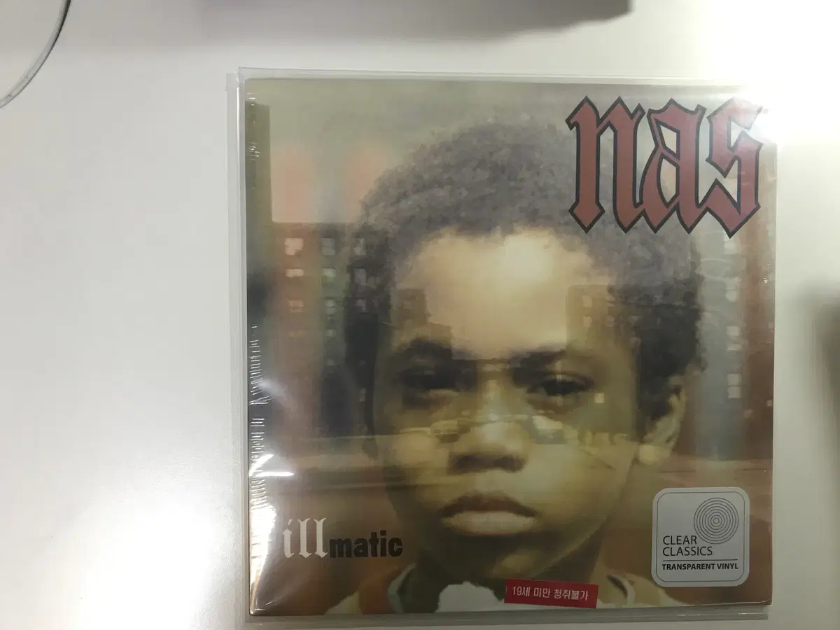 나스 일매틱 nas illmatic lp 투명반 미개봉