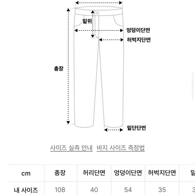 비바스튜디오 와이드 데님팬츠 블루 M사이즈