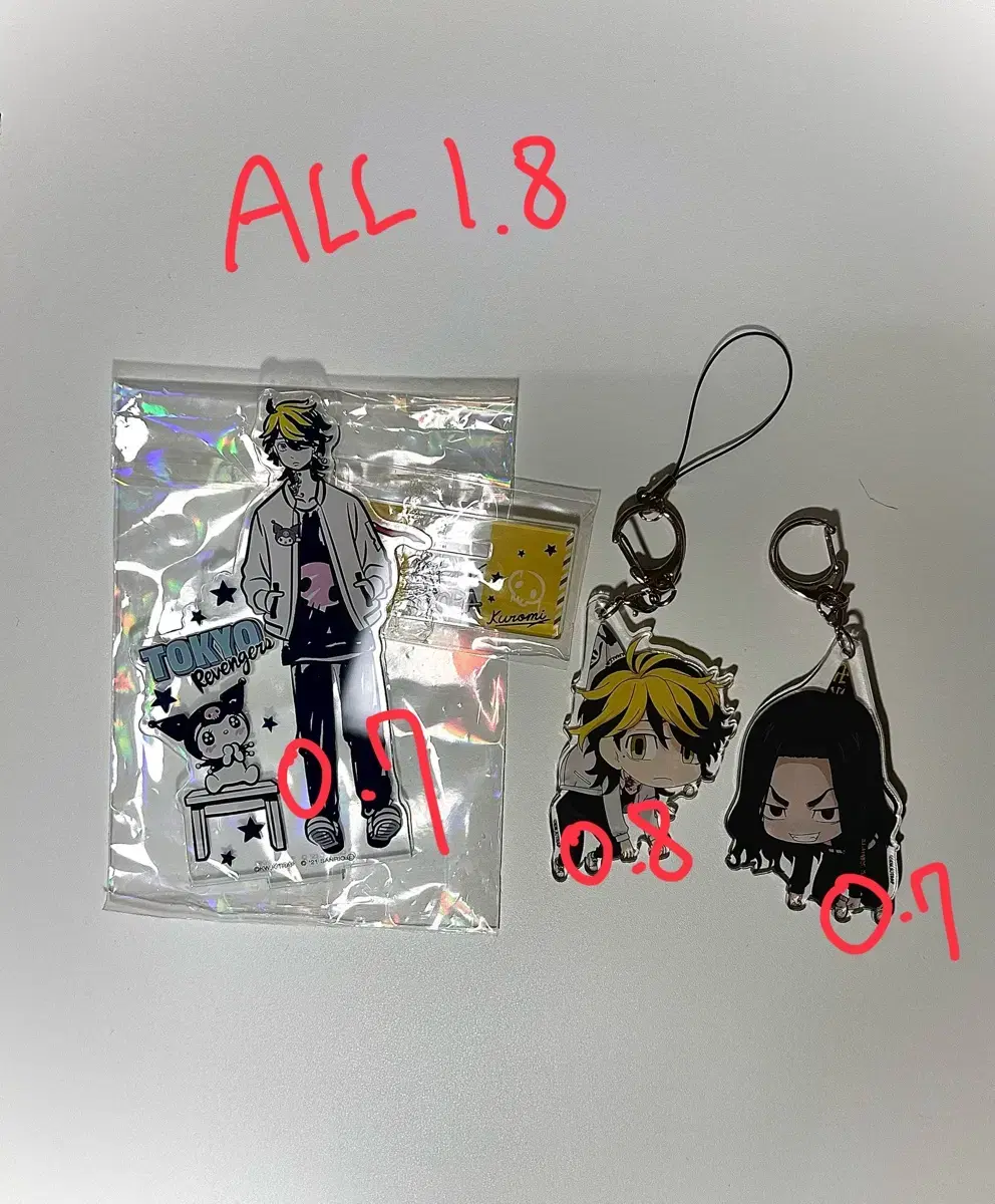 Toriben Baji Kazutora keyring Acrylic Stand Rare