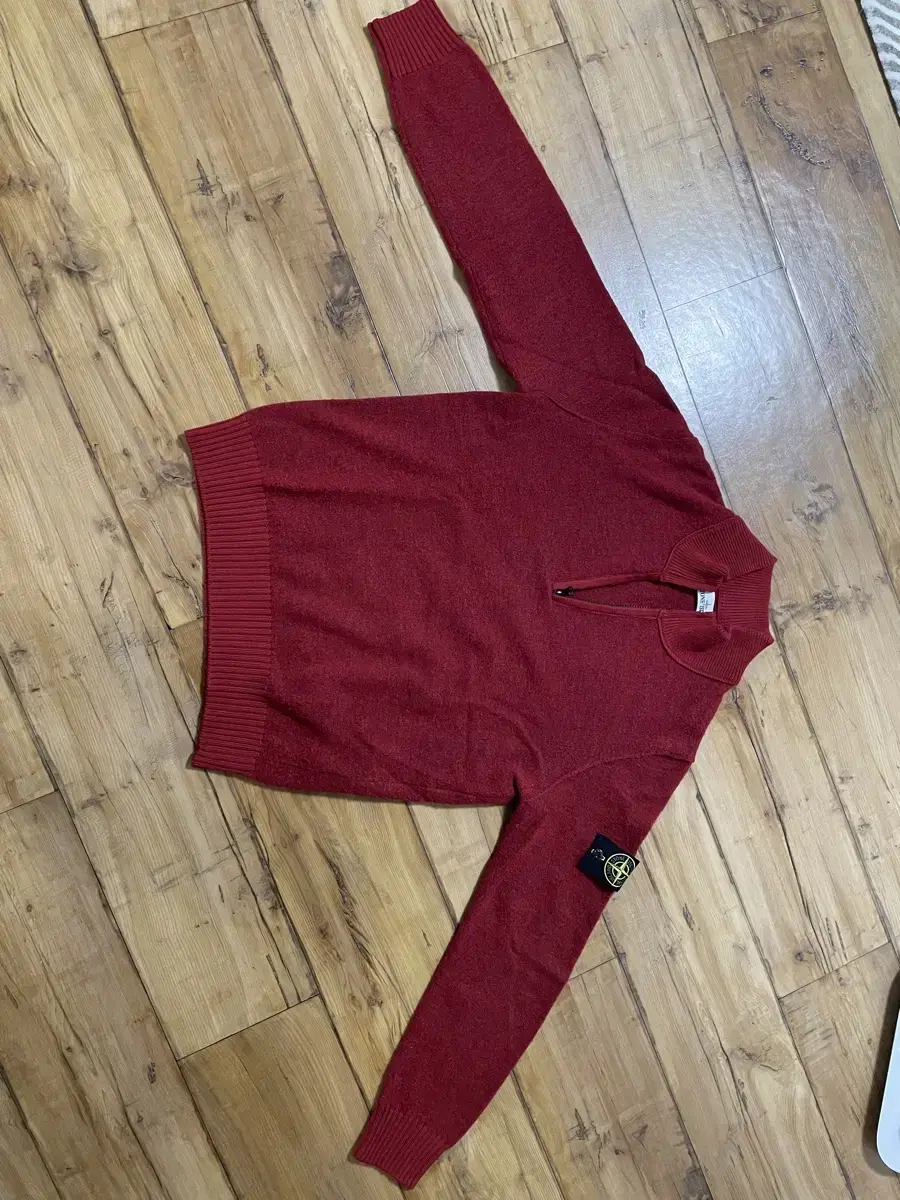 Stone Island Knit Zip-Up Large