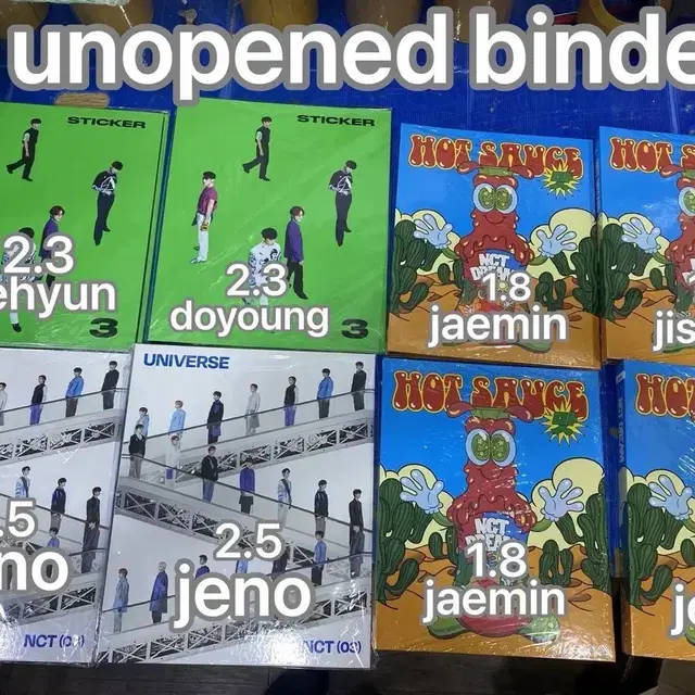 엔시티127 엔시티드림 포카책 binder 바인더 양도