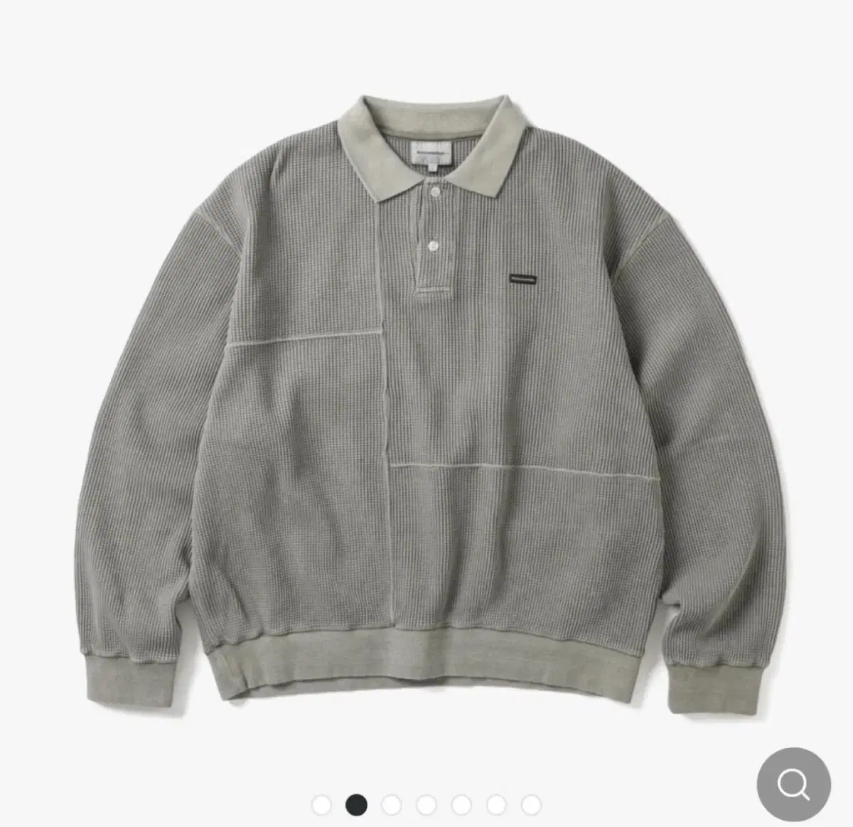 This Is Never That Waffle Polo Gray