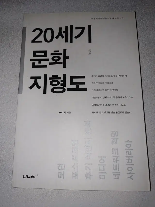 20세기 문화 지형도 문화연구 교양 인문학 문화이론 도서책