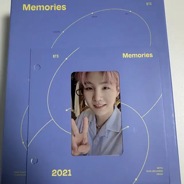 방탄소년단 bts 2021 메모리즈 블루레이 슈가 윤기 풀셋