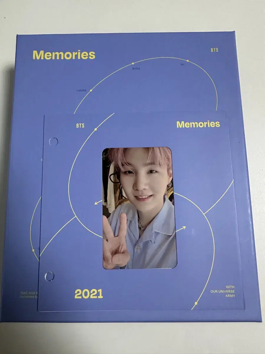 방탄소년단 bts 2021 메모리즈 블루레이 슈가 윤기 풀셋