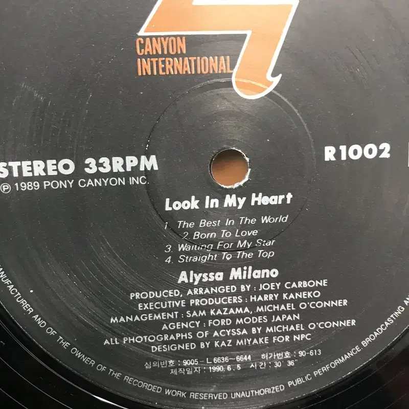 ALYSSA MILANO LP / AA2396