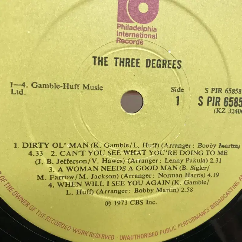 THE THREE DEGRESS  LP / AA2399