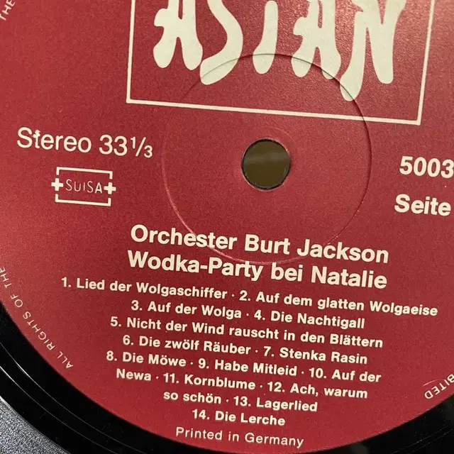 ORCHESTER BURT JACKSON  LP / AA2411