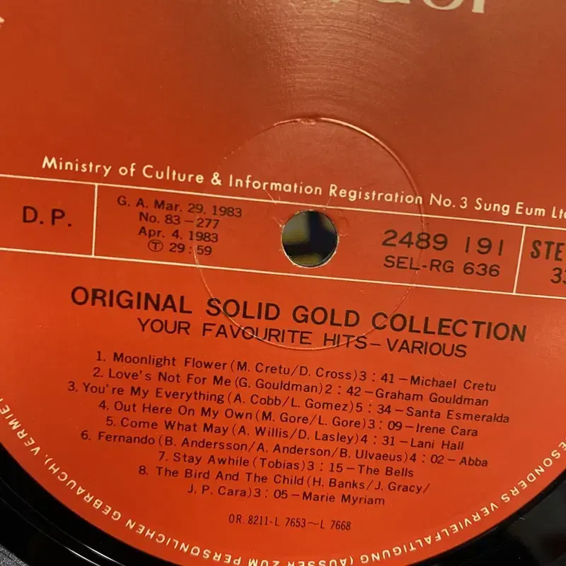 SOLID GOLD COLLECTION LP / AA2412