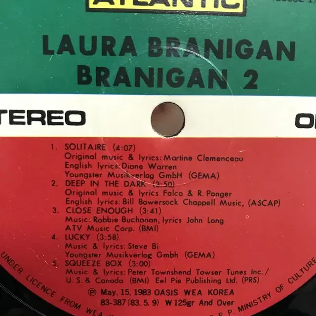 BRANIGAN 2 LP / AA2431