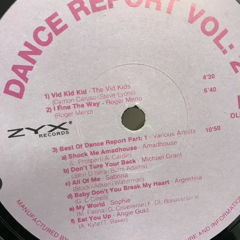 DANCE REPORT 2 LP / AA2437