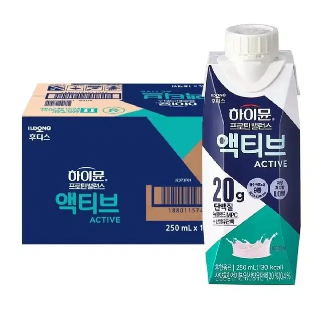 [무료배송] 하이뮨 프로틴 밸런스 액티브 250ml 18개