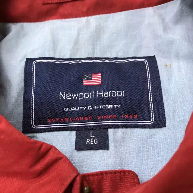 newport harbor 레드 자켓 L