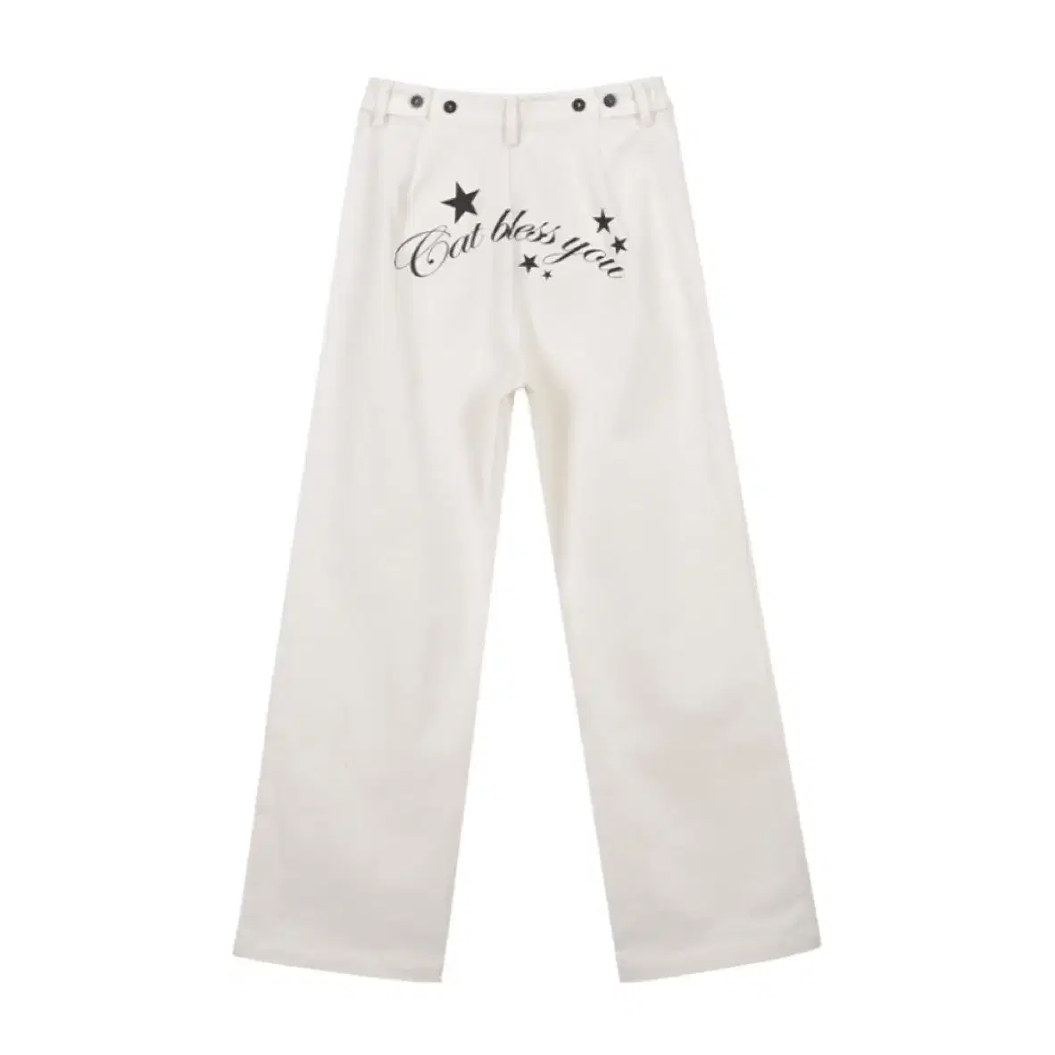 잇자바이브 LETTERING CHINO PANTS