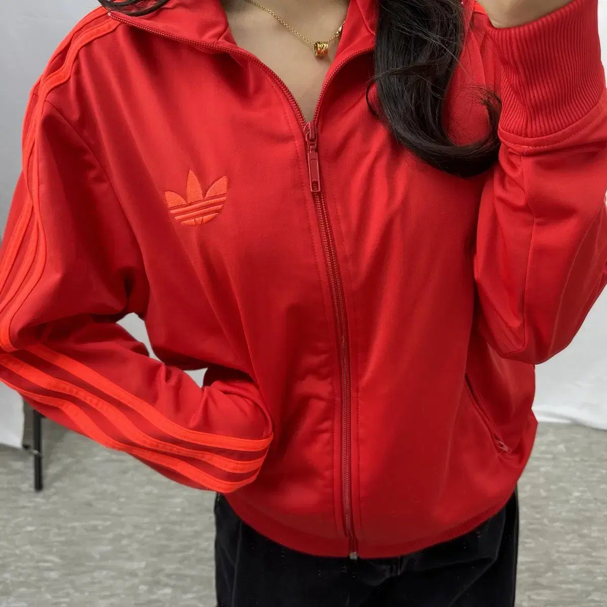 Adidas Firebird Orange Tracktop Jersey(90)